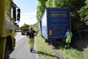 LKW in Boeschung A 3 Rich Frankfurt Hoehe Roesrath Lohmar P014